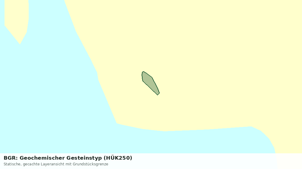 Statische Kartenansicht: BGR: Geochemischer Gesteinstyp (HÜK250)