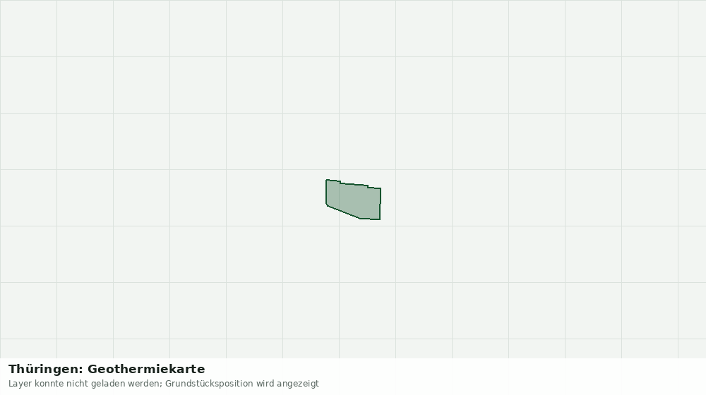 Statische Kartenansicht: Thüringen: Geothermiekarte