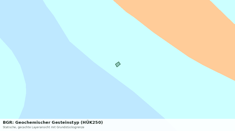 Statische Kartenansicht: BGR: Geochemischer Gesteinstyp (HÜK250)
