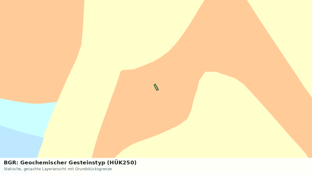 Statische Kartenansicht: BGR: Geochemischer Gesteinstyp (HÜK250)