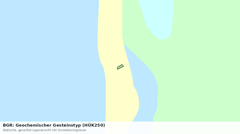 Statische Kartenansicht: BGR: Geochemischer Gesteinstyp (HÜK250)