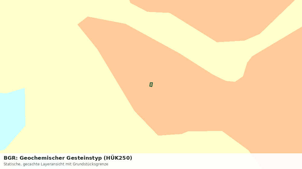 Statische Kartenansicht: BGR: Geochemischer Gesteinstyp (HÜK250)