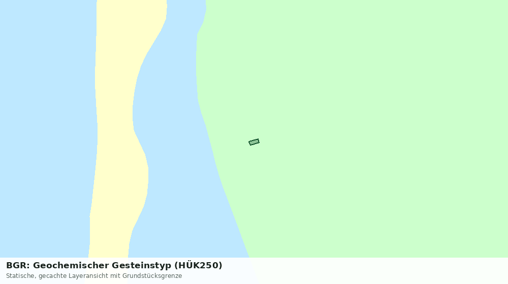 Statische Kartenansicht: BGR: Geochemischer Gesteinstyp (HÜK250)