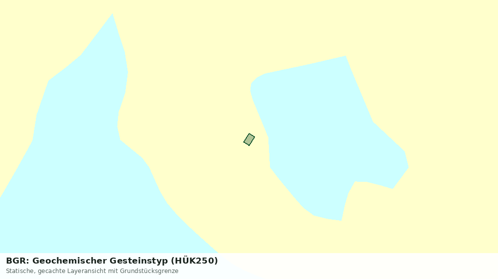 Statische Kartenansicht: BGR: Geochemischer Gesteinstyp (HÜK250)
