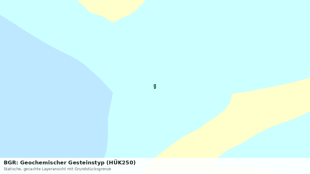 Statische Kartenansicht: BGR: Geochemischer Gesteinstyp (HÜK250)
