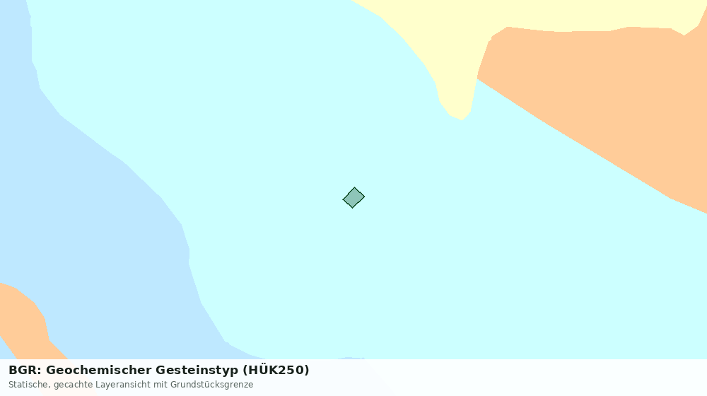 Statische Kartenansicht: BGR: Geochemischer Gesteinstyp (HÜK250)