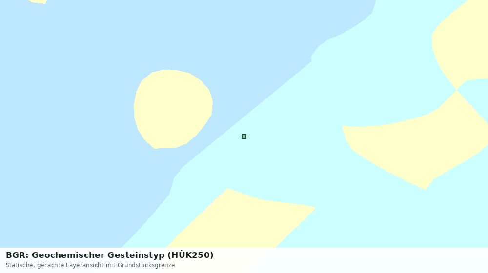 Statische Kartenansicht: BGR: Geochemischer Gesteinstyp (HÜK250)