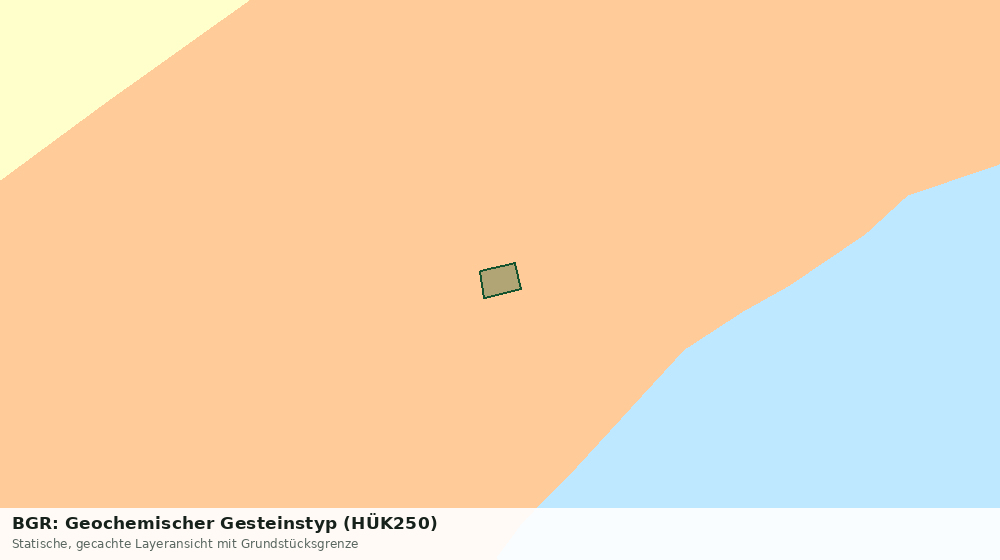 Statische Kartenansicht: BGR: Geochemischer Gesteinstyp (HÜK250)