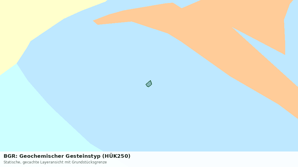 Statische Kartenansicht: BGR: Geochemischer Gesteinstyp (HÜK250)