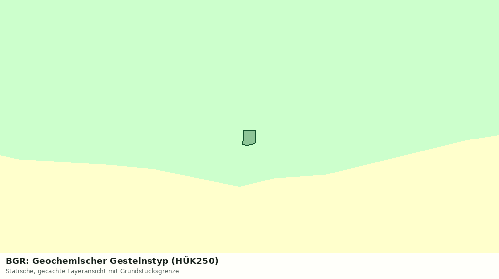 Statische Kartenansicht: BGR: Geochemischer Gesteinstyp (HÜK250)