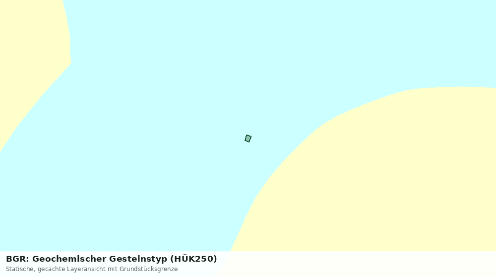 Statische Kartenansicht: BGR: Geochemischer Gesteinstyp (HÜK250)
