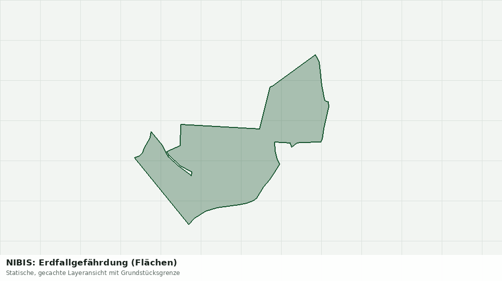 Statische Kartenansicht: NIBIS: Erdfallgefährdung (Flächen)