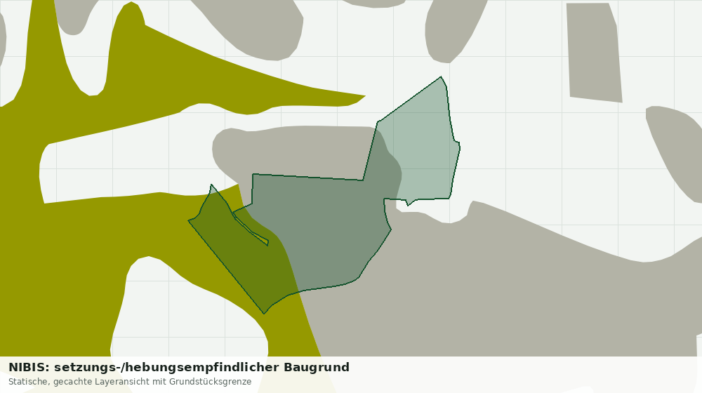 Statische Kartenansicht: NIBIS: setzungs-/hebungsempfindlicher Baugrund