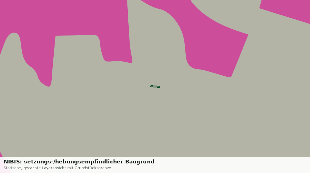 Statische Kartenansicht: NIBIS: setzungs-/hebungsempfindlicher Baugrund