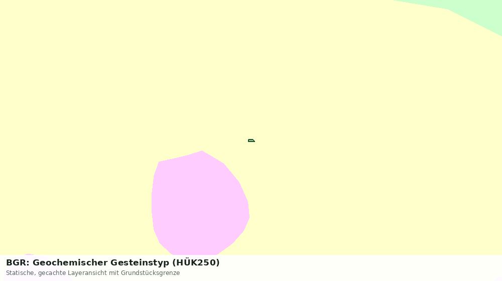 Statische Kartenansicht: BGR: Geochemischer Gesteinstyp (HÜK250)