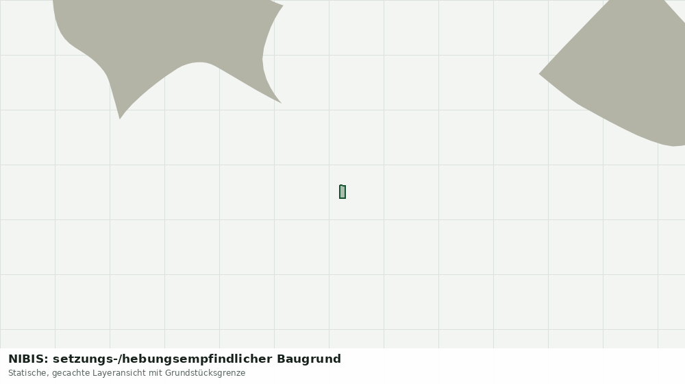 Statische Kartenansicht: NIBIS: setzungs-/hebungsempfindlicher Baugrund