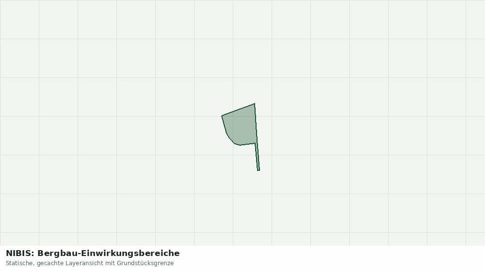 Statische Kartenansicht: NIBIS: Bergbau-Einwirkungsbereiche