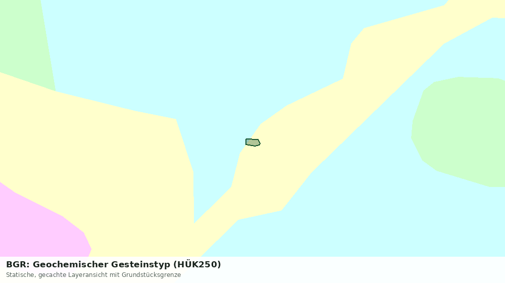 Statische Kartenansicht: BGR: Geochemischer Gesteinstyp (HÜK250)