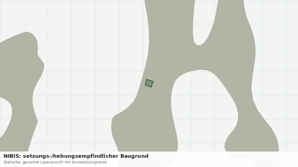 Statische Kartenansicht: NIBIS: setzungs-/hebungsempfindlicher Baugrund