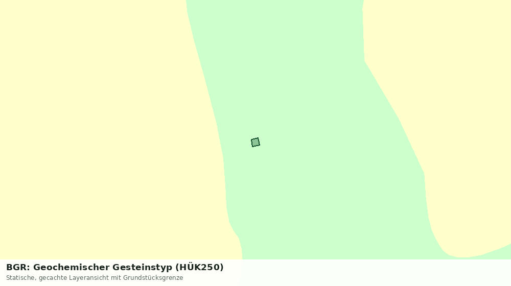 Statische Kartenansicht: BGR: Geochemischer Gesteinstyp (HÜK250)