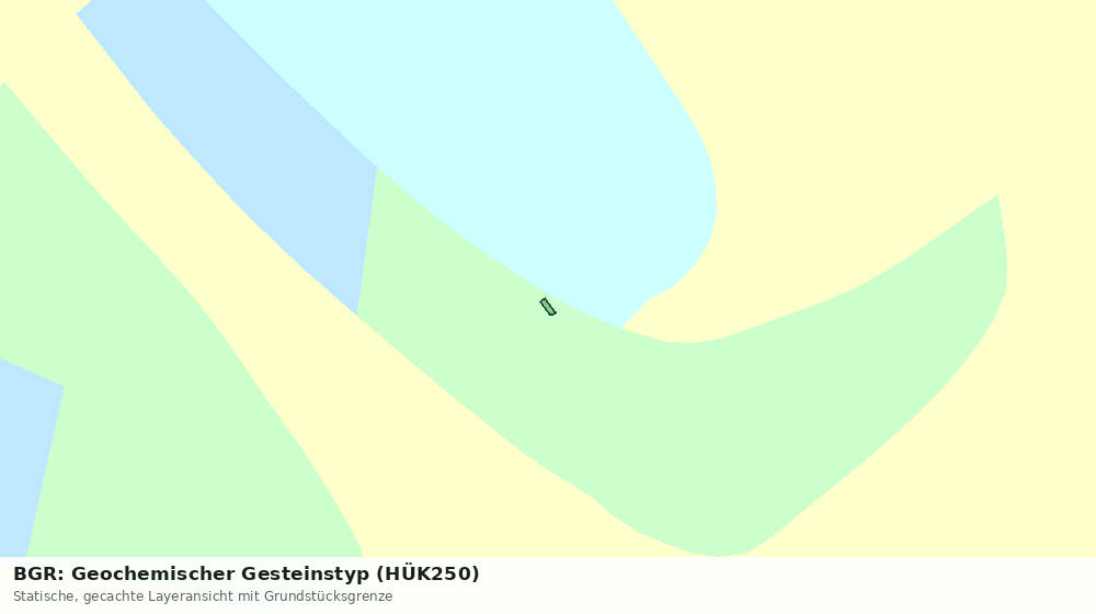 Statische Kartenansicht: BGR: Geochemischer Gesteinstyp (HÜK250)
