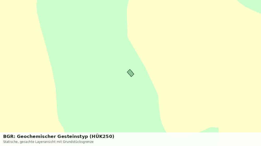 Statische Kartenansicht: BGR: Geochemischer Gesteinstyp (HÜK250)