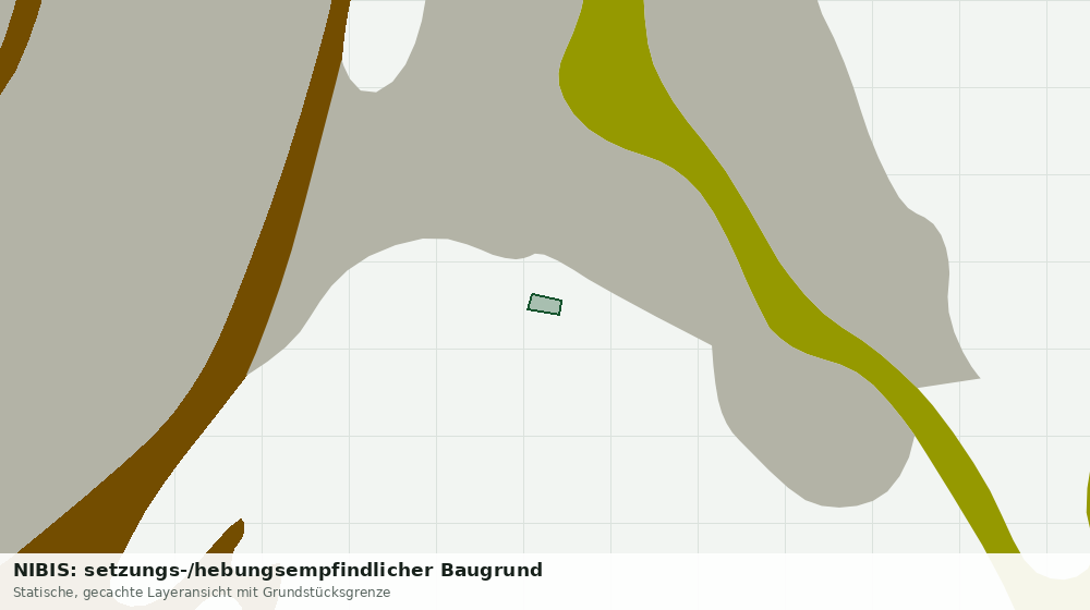 Statische Kartenansicht: NIBIS: setzungs-/hebungsempfindlicher Baugrund