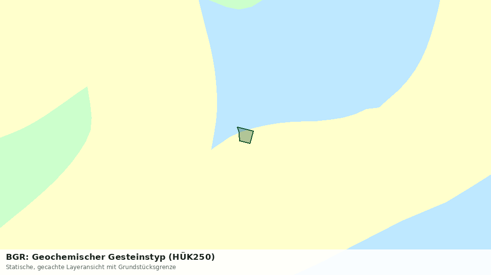 Statische Kartenansicht: BGR: Geochemischer Gesteinstyp (HÜK250)