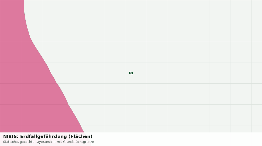 Statische Kartenansicht: NIBIS: Erdfallgefährdung (Flächen)