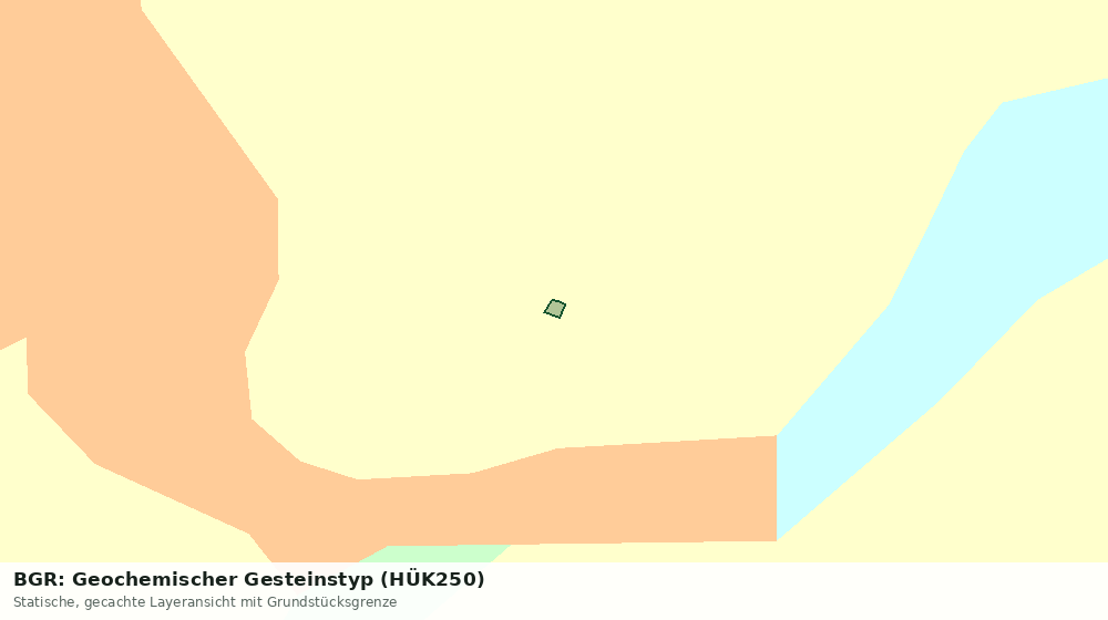 Statische Kartenansicht: BGR: Geochemischer Gesteinstyp (HÜK250)