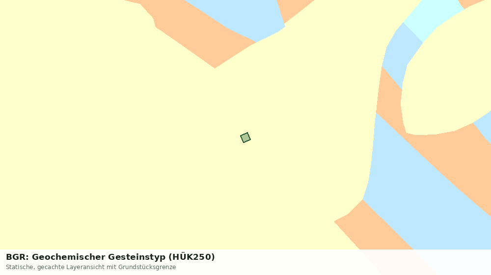 Statische Kartenansicht: BGR: Geochemischer Gesteinstyp (HÜK250)
