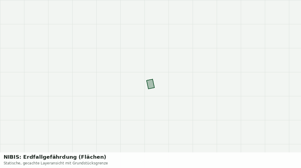 Statische Kartenansicht: NIBIS: Erdfallgefährdung (Flächen)