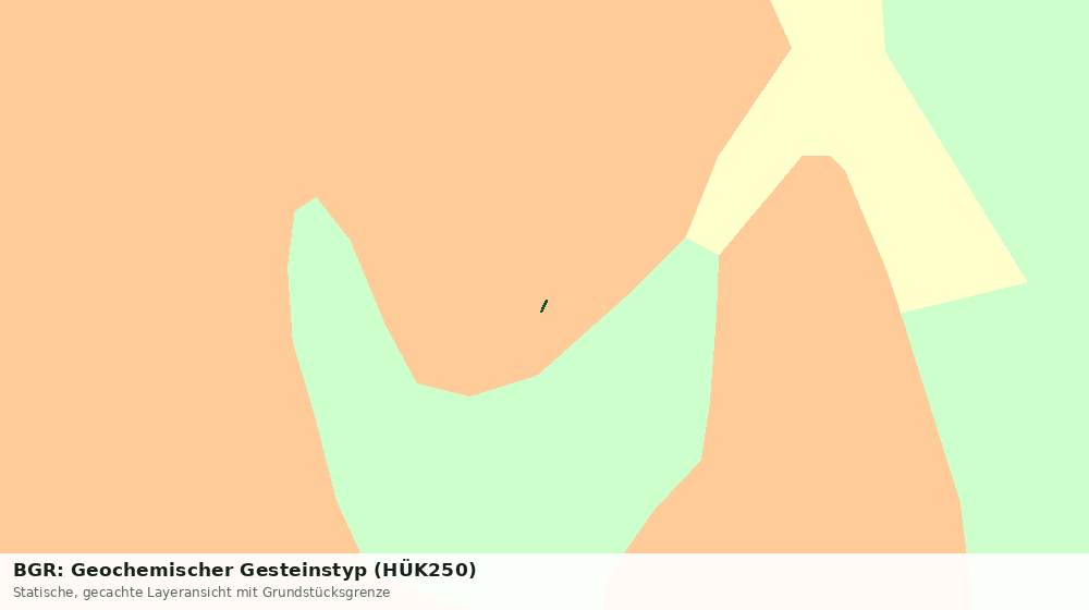 Statische Kartenansicht: BGR: Geochemischer Gesteinstyp (HÜK250)