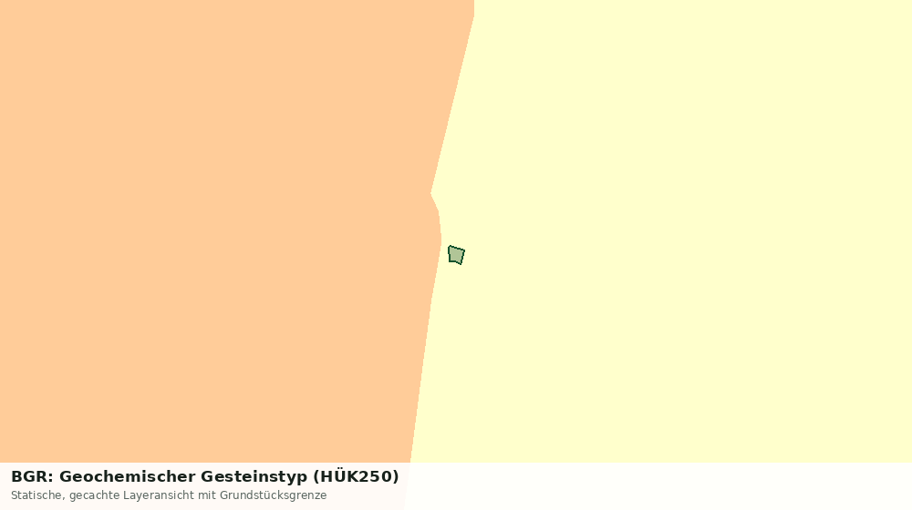 Statische Kartenansicht: BGR: Geochemischer Gesteinstyp (HÜK250)