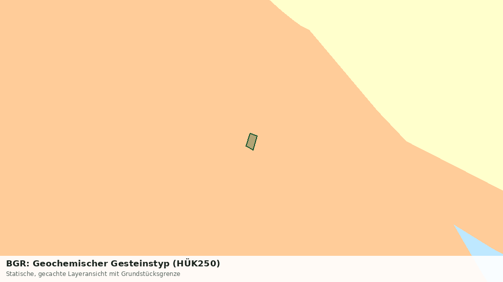 Statische Kartenansicht: BGR: Geochemischer Gesteinstyp (HÜK250)