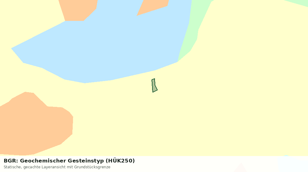 Statische Kartenansicht: BGR: Geochemischer Gesteinstyp (HÜK250)