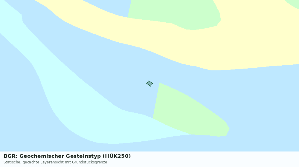 Statische Kartenansicht: BGR: Geochemischer Gesteinstyp (HÜK250)