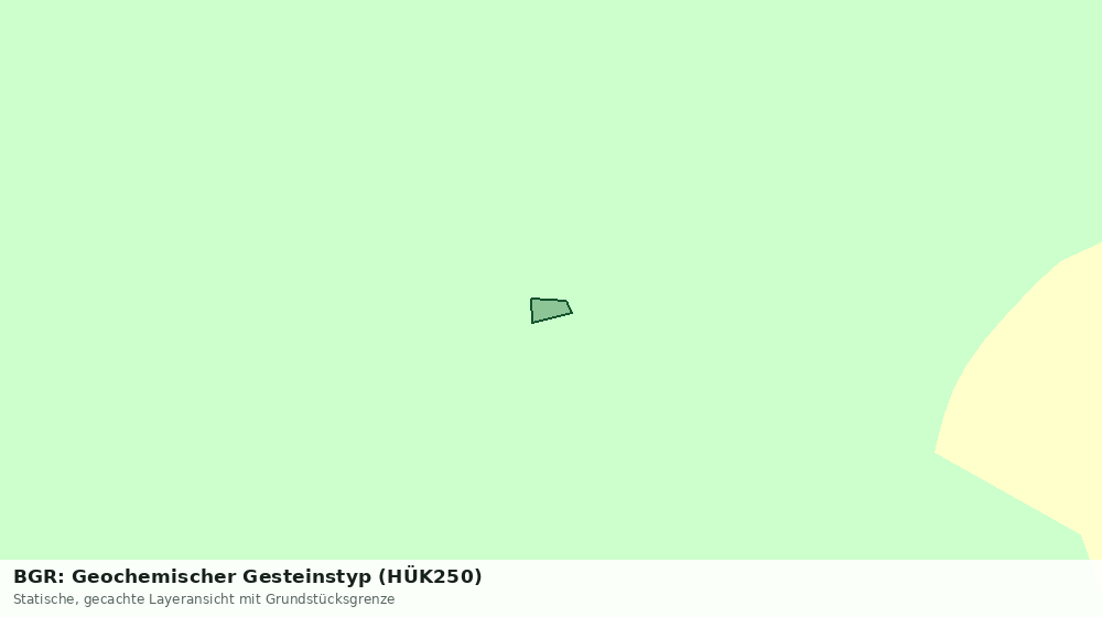 Statische Kartenansicht: BGR: Geochemischer Gesteinstyp (HÜK250)