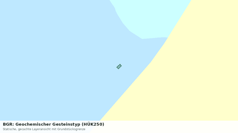 Statische Kartenansicht: BGR: Geochemischer Gesteinstyp (HÜK250)