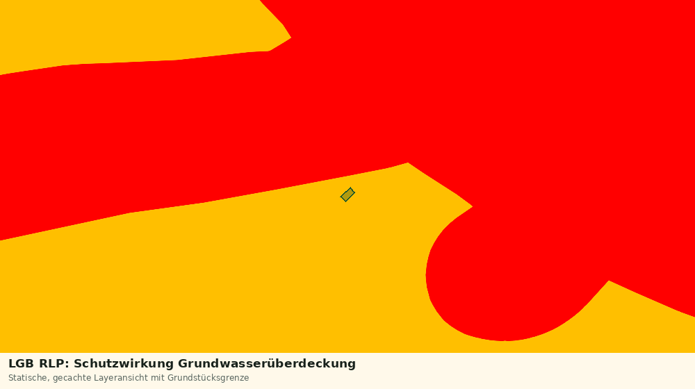 Statische Kartenansicht: LGB RLP: Schutzwirkung Grundwasserüberdeckung