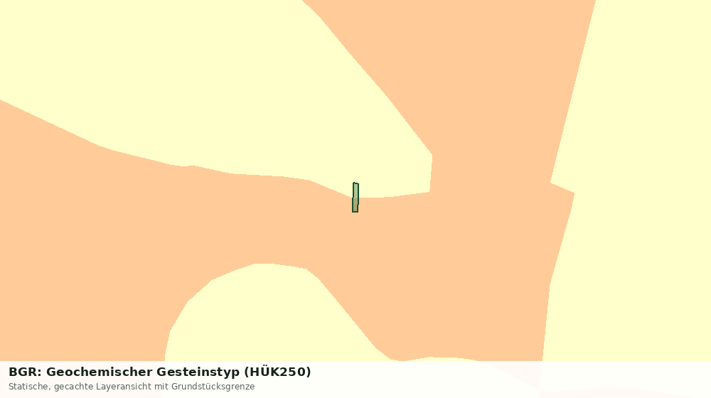 Statische Kartenansicht: BGR: Geochemischer Gesteinstyp (HÜK250)
