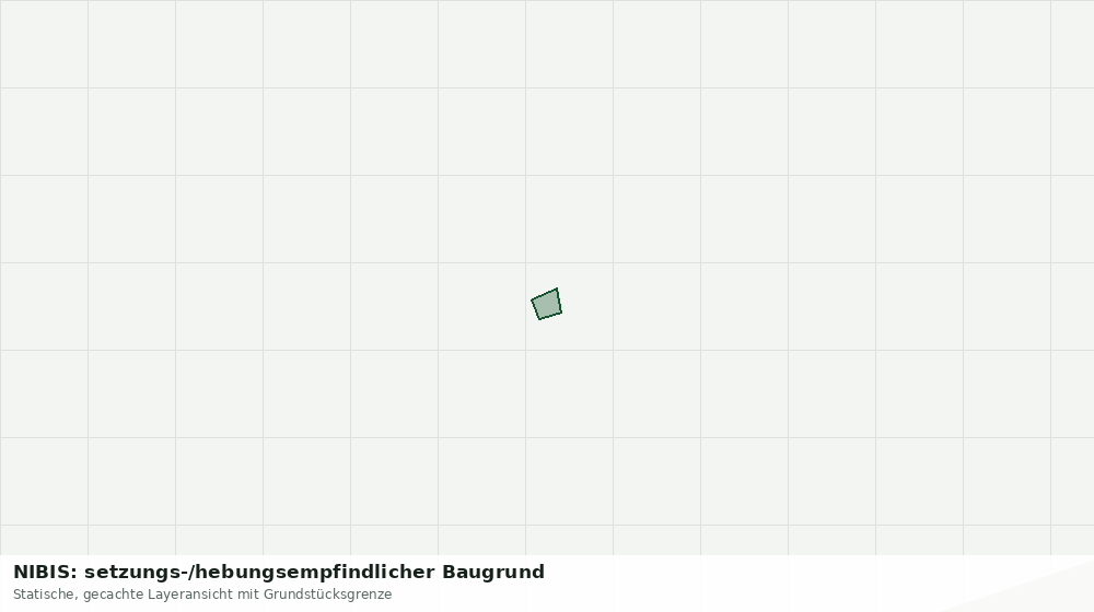 Statische Kartenansicht: NIBIS: setzungs-/hebungsempfindlicher Baugrund