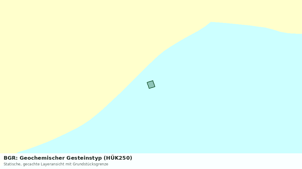 Statische Kartenansicht: BGR: Geochemischer Gesteinstyp (HÜK250)