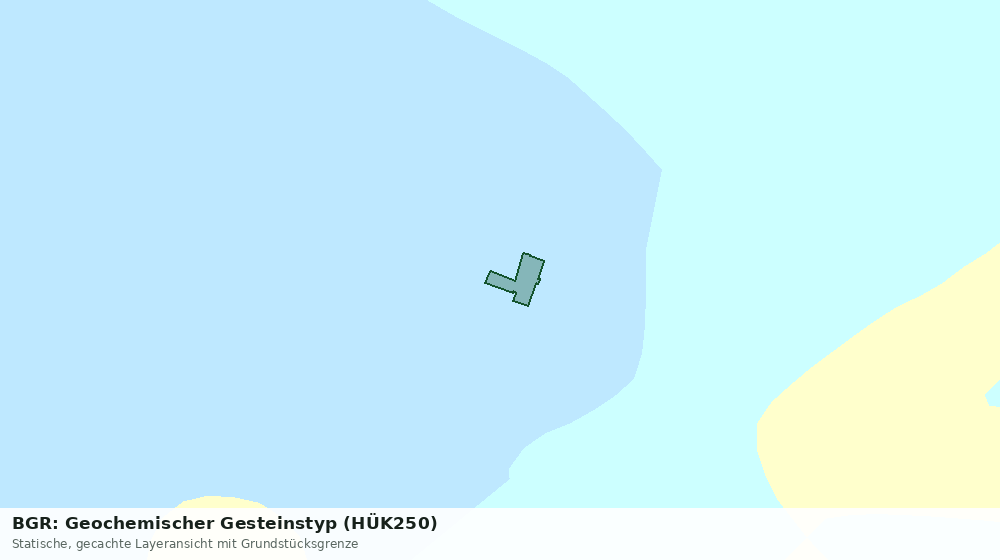 Statische Kartenansicht: BGR: Geochemischer Gesteinstyp (HÜK250)