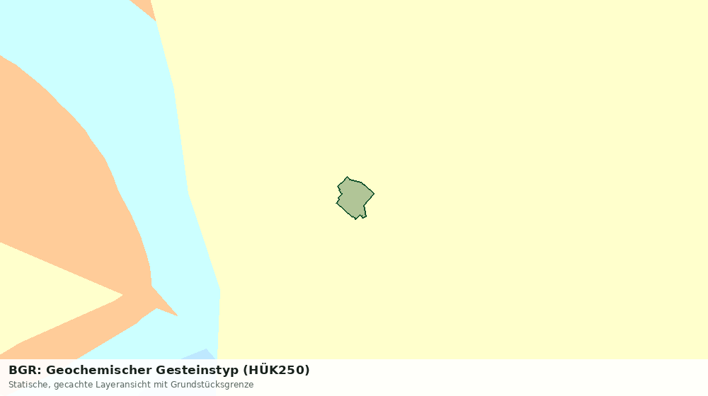 Statische Kartenansicht: BGR: Geochemischer Gesteinstyp (HÜK250)