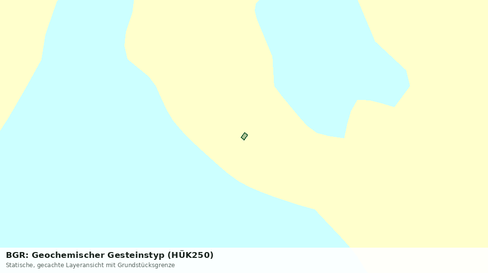 Statische Kartenansicht: BGR: Geochemischer Gesteinstyp (HÜK250)