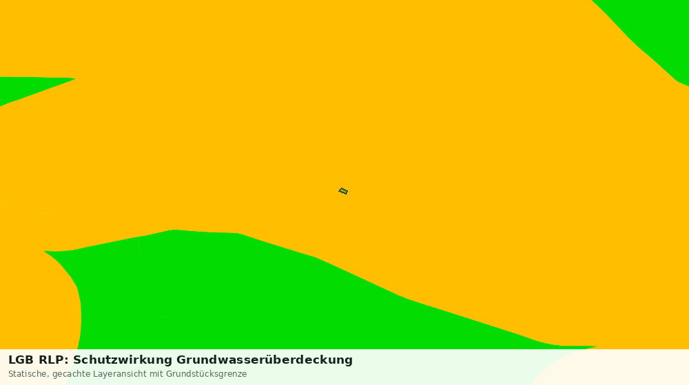 Statische Kartenansicht: LGB RLP: Schutzwirkung Grundwasserüberdeckung