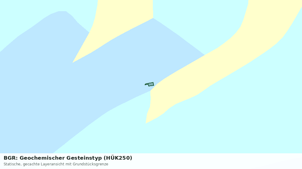Statische Kartenansicht: BGR: Geochemischer Gesteinstyp (HÜK250)
