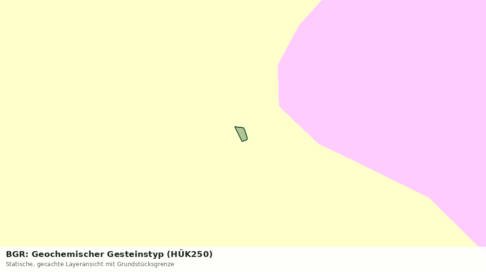 Statische Kartenansicht: BGR: Geochemischer Gesteinstyp (HÜK250)