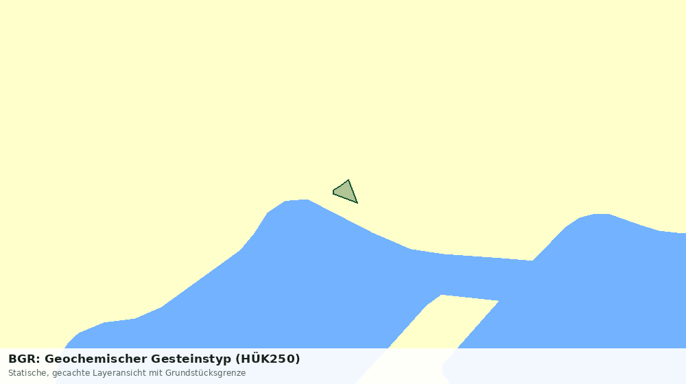 Statische Kartenansicht: BGR: Geochemischer Gesteinstyp (HÜK250)